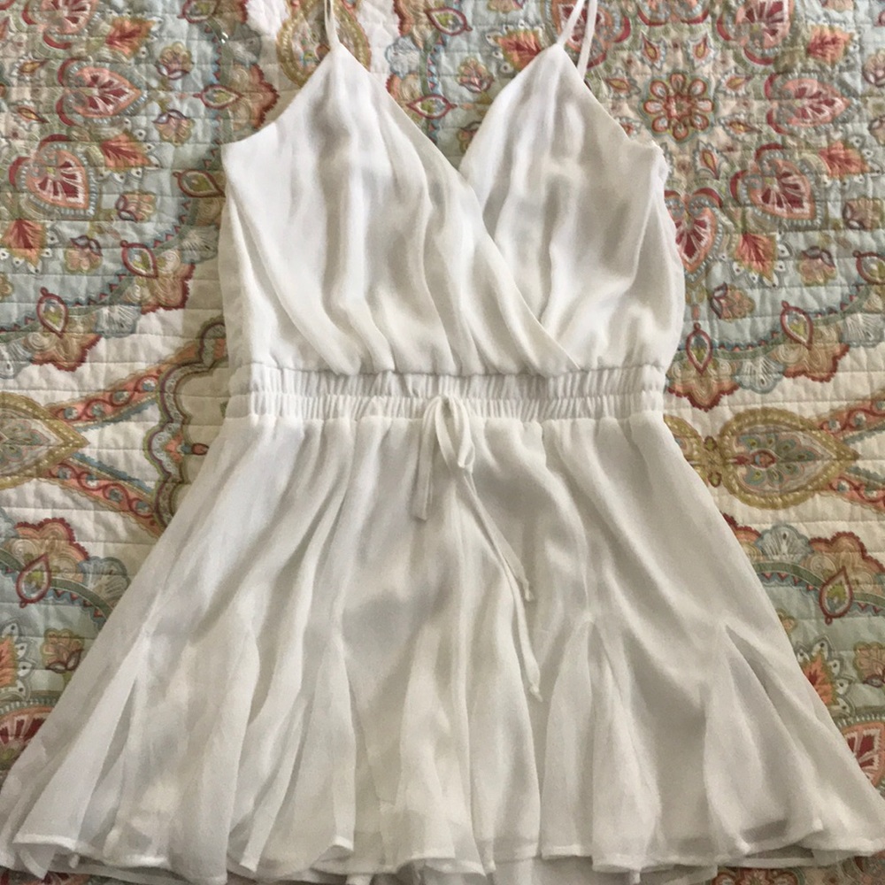 Francesca’s white romper